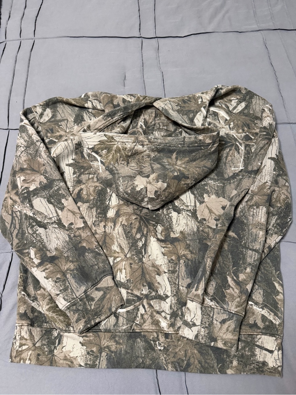 Hollister Men's Camouflage Zip-Up Hoodie - Brown, Green, White